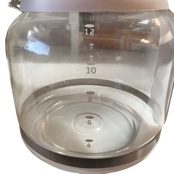 GE Replacement Coffee Carafe 12-Cup‎ 60 Oz White & Clear Glass With Box - Picture 4 of 7